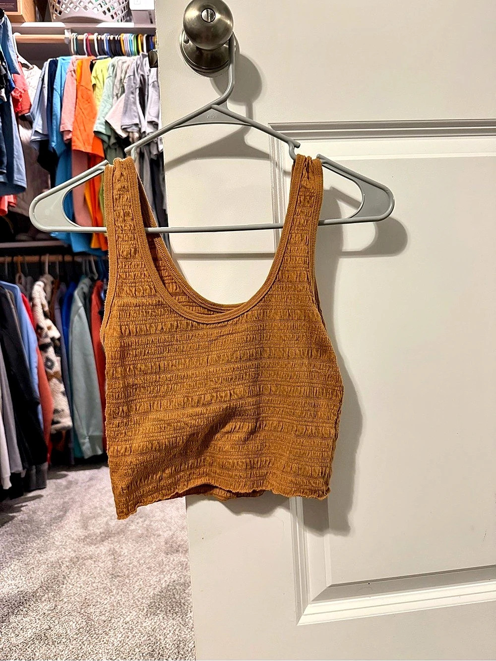 American Eagle Brown Tank Top Size XS